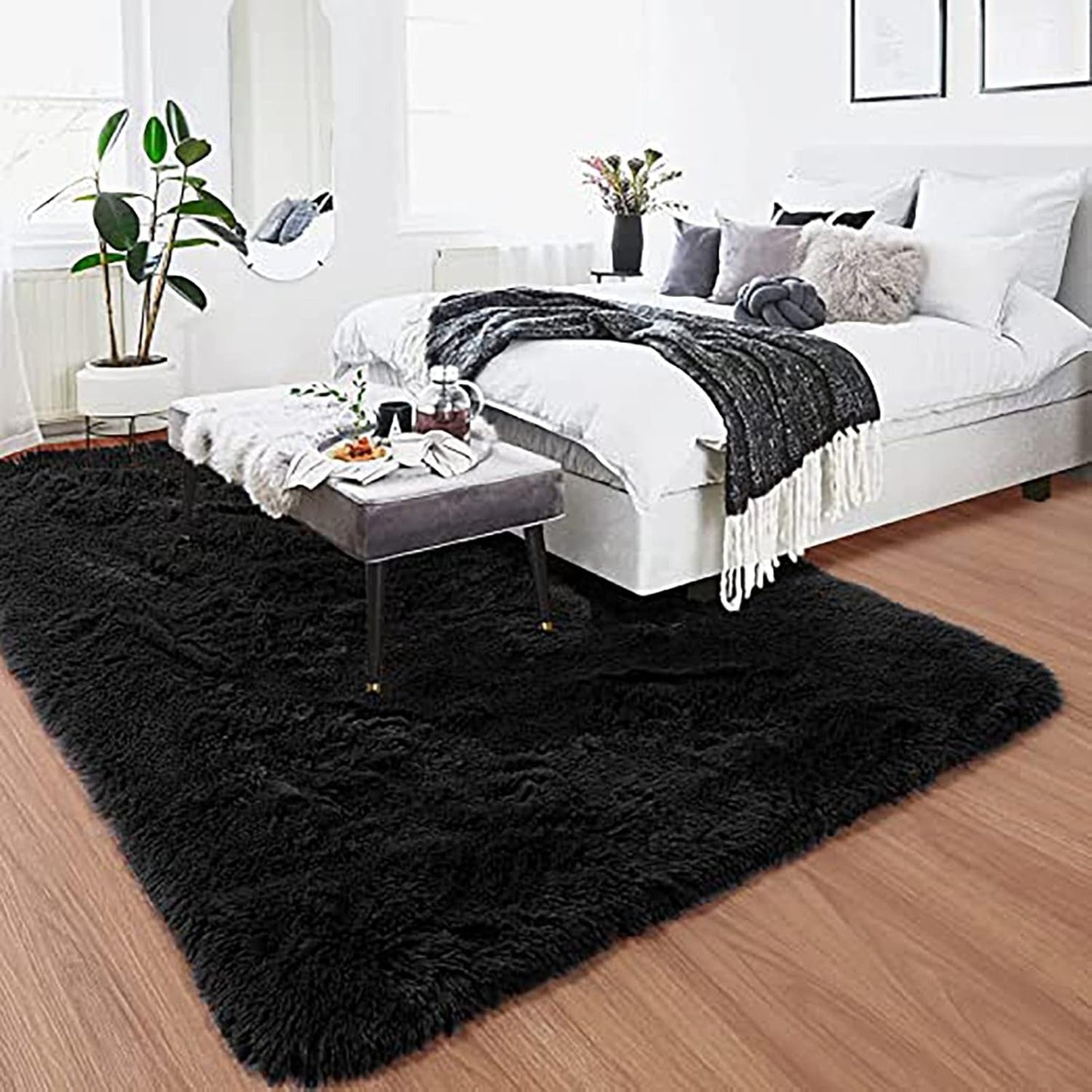 Modern Tie-Dye Gradient Rug