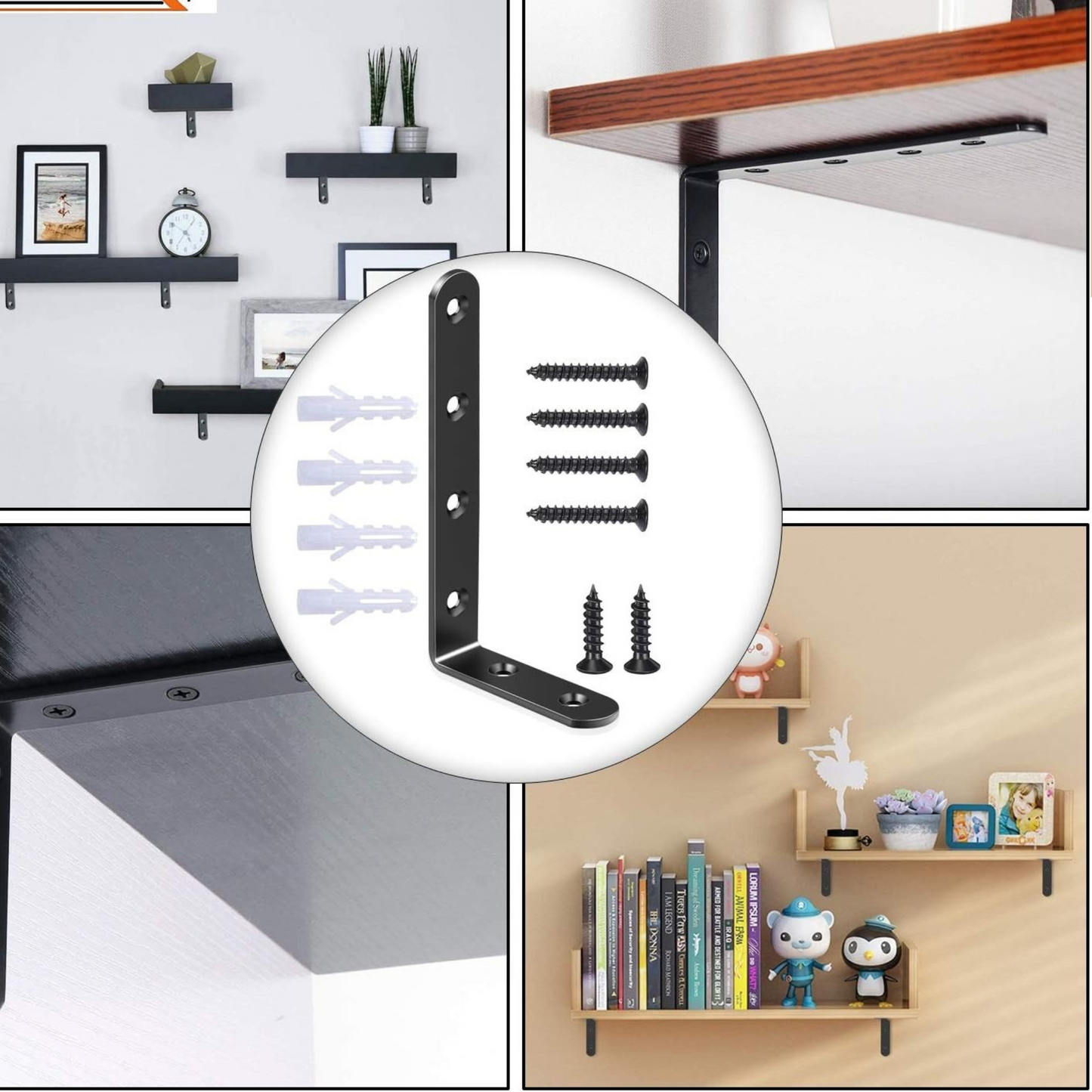 Hanging Wooden Wall Shelves