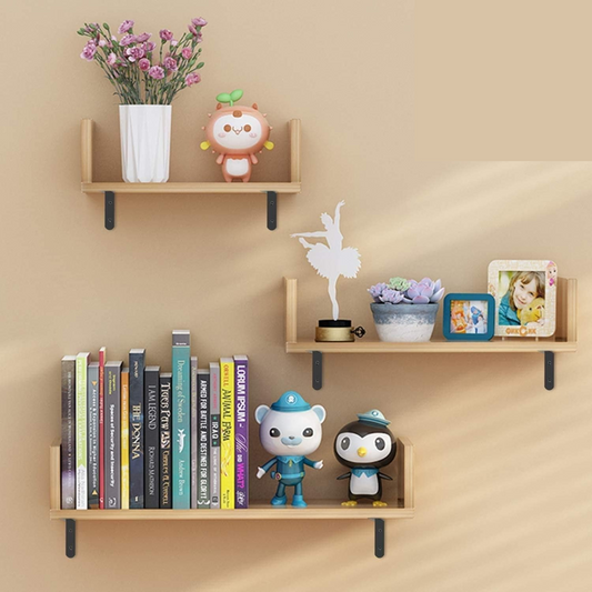 Hanging Wooden Wall Shelves