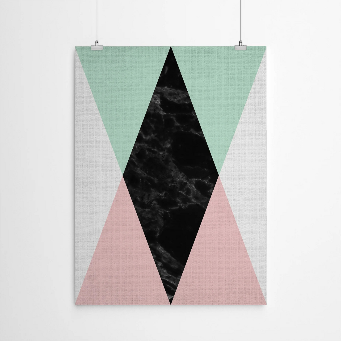 Geometric Canvas Wall Painting