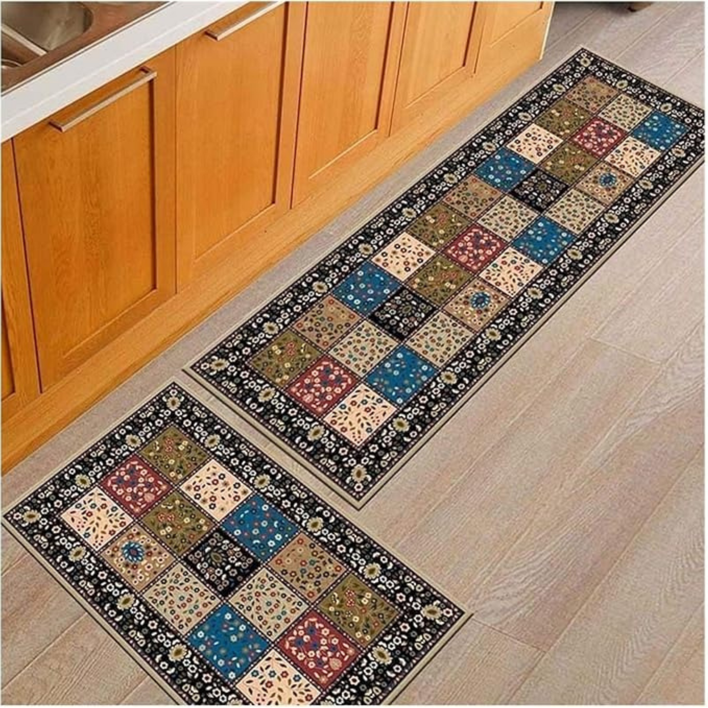 Durable Non-Slip Washable Mats for Kitchen